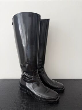 Everlane Black High-Gloss Tall Women's Boots